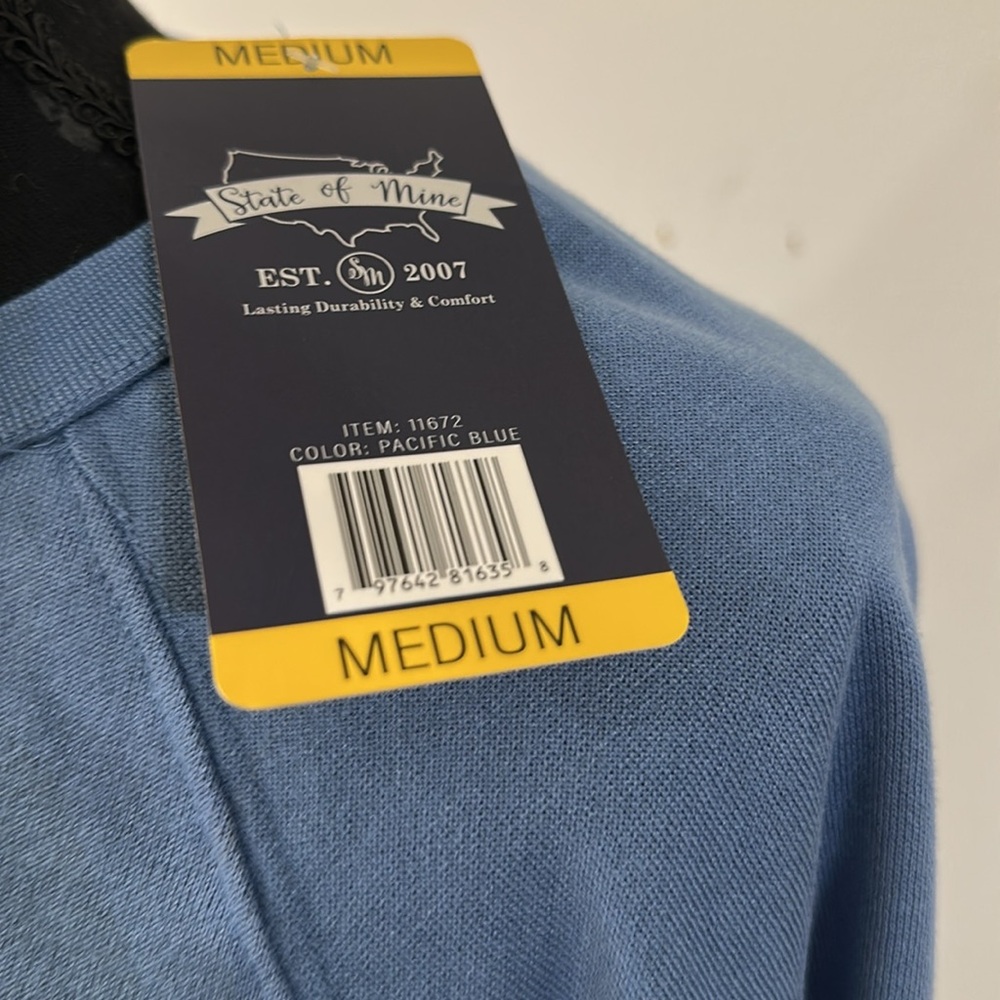 State of Mind Blue Crewneck Sweatshirt New M Tennessee - Picture 4 of 10